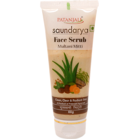 Patanjali Saundarya Face Scrub Multani Mitti 