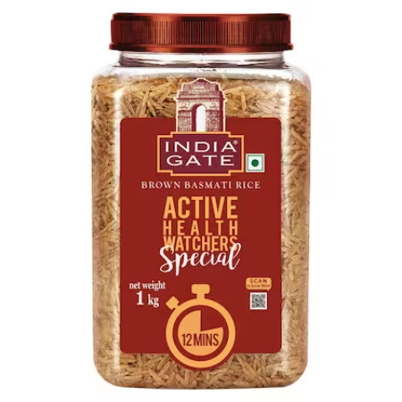 India Gate Brown Basmati Rice Active Health Watcher special