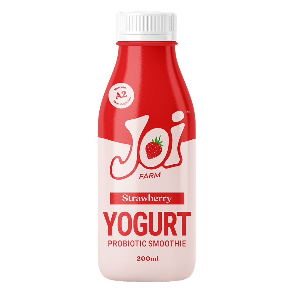 Strawberry Probiotic Yogurt Smoothie