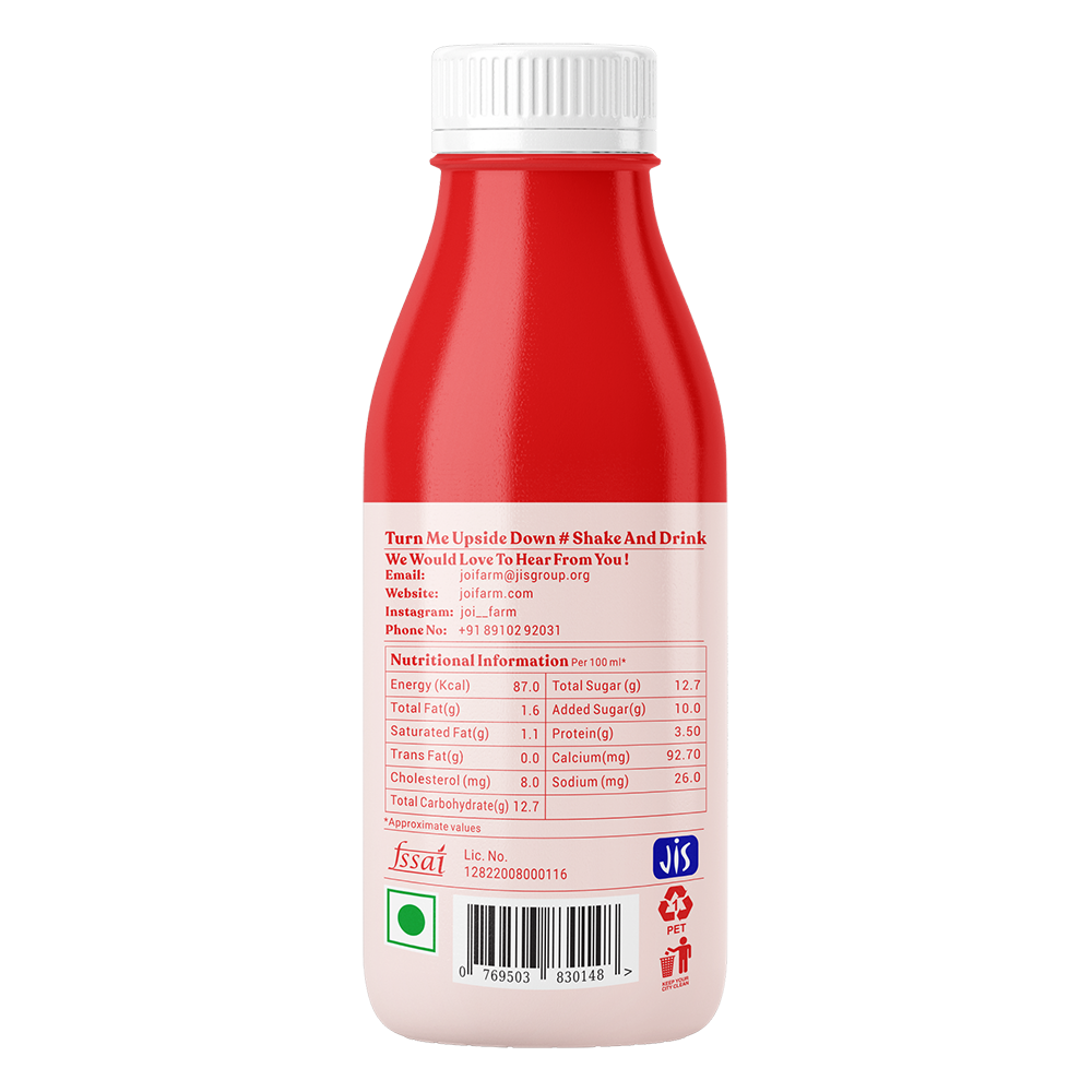 Strawberry Probiotic Yogurt Smoothie