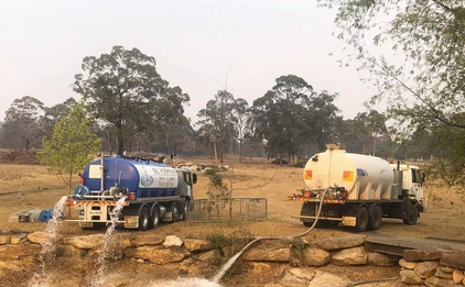 Construction water tank