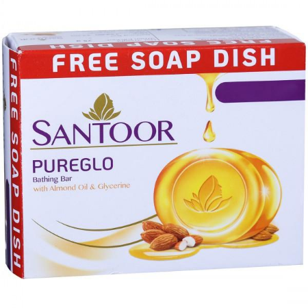 Santoor Pureglo Bathing Bar