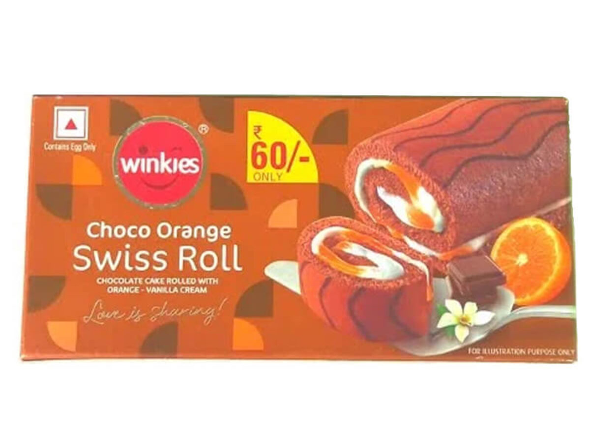 Winkies Choco Orange Swiss Roll