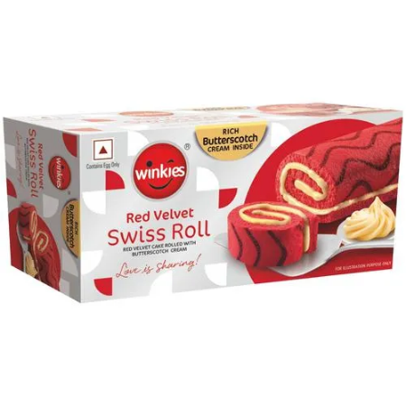 Winkies Red Velvet Swiss Roll