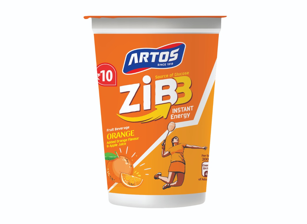 Artos Zibb Orange Gluco , 200ML, 24-count