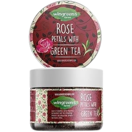 Wingreens Rose Petals With Green Tea