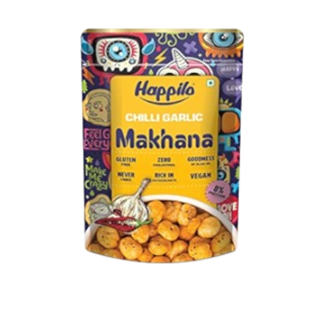 Happilo Chilli Garlic Makhana
