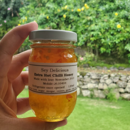 Extra Hot Chilli Honey Jam - Local (120ml)