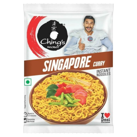 Ching's Singapore Curry Instant Noodles Pack of 2