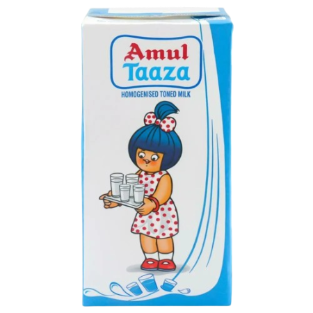 Amul Taaza Tetra Pack 500 ml (24 pieces)