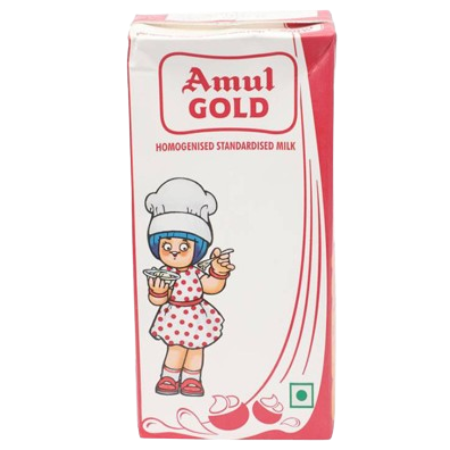 Amul Gold Tetra Pack 1 Liter (12 Pieces)