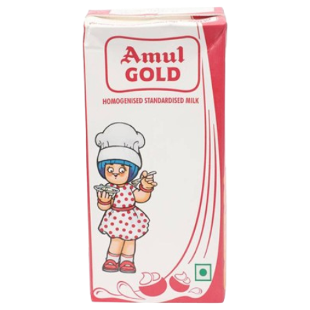 Amul Gold Tetra Pack 500 ml (24 pieces) 