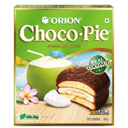 Orion Choco-Pie  Real coconut