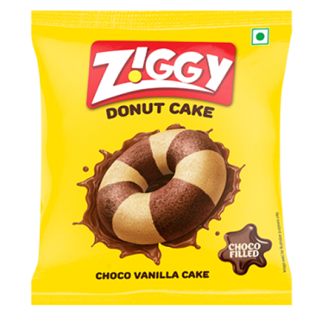 Ziggy Donut Cake Choco-Vanilla