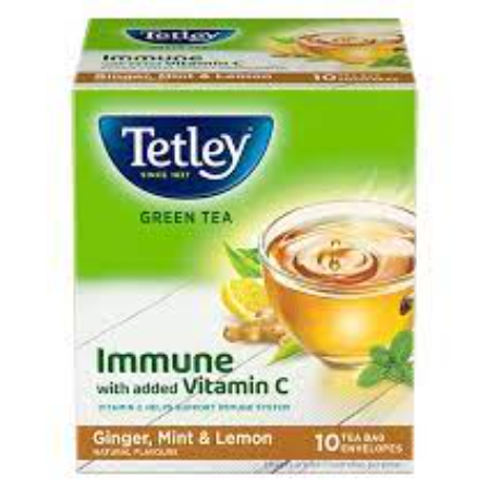 Tetley Green Tea Ginger N Mint 