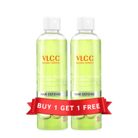 VLCC Nourishing & Silky Shine Shampoo-Buy One Get One