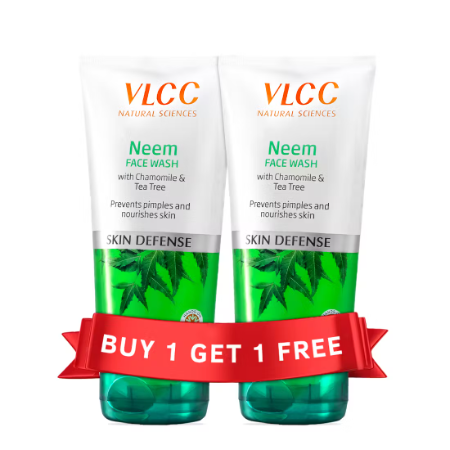 VLCC Neem Face Wash With Chamomile & Tea Tree-Buy One Get One