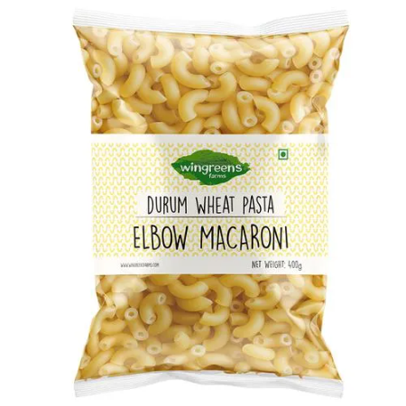 Wing Greens Durum Wheat Elbow Pasta