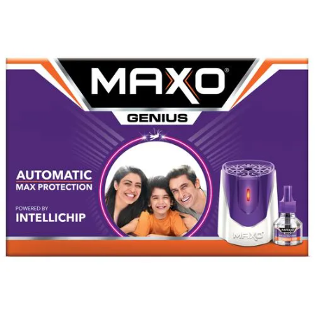 Maxo Genius Mosquito Repellent Machine (1 Machine + 1 Refill)