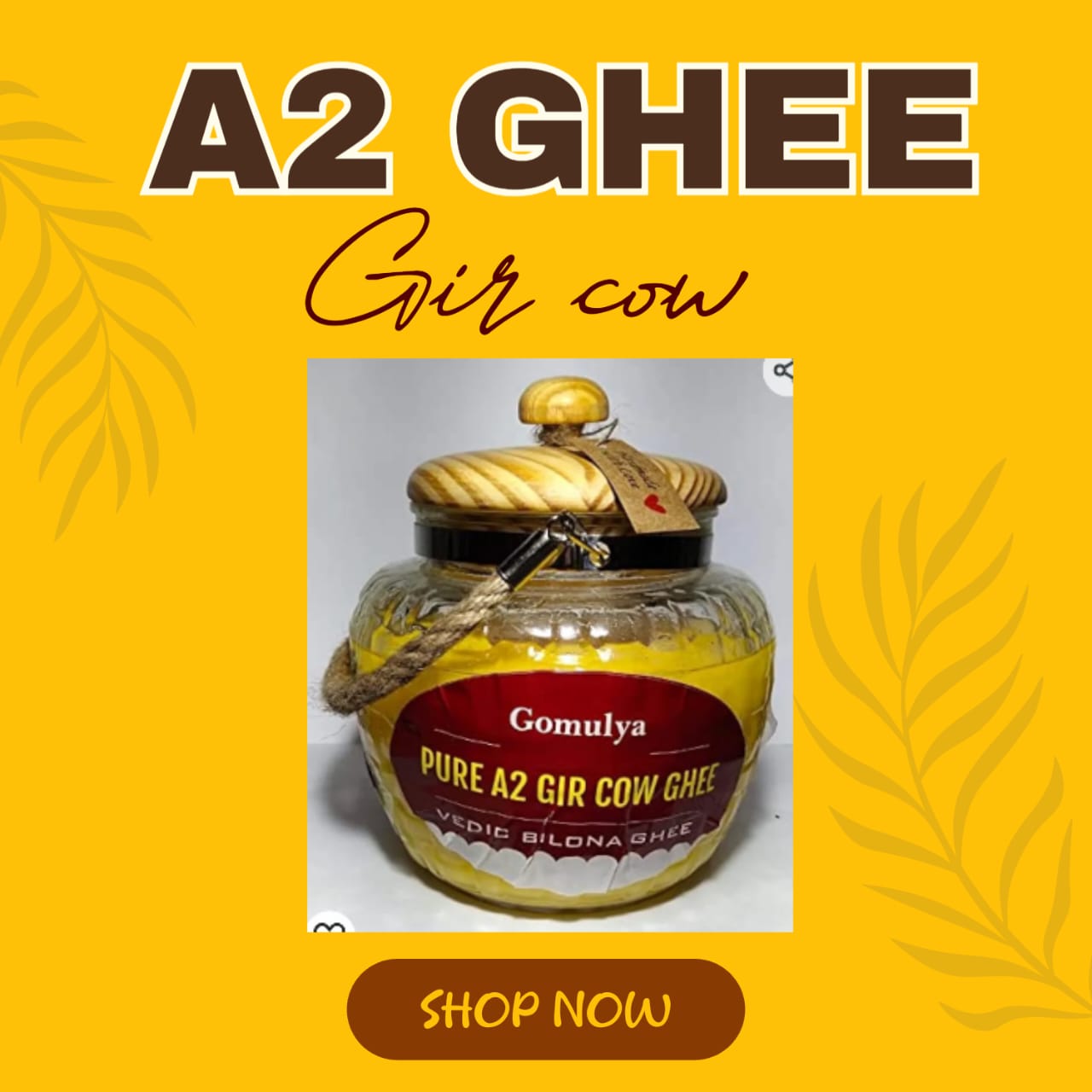 A2 Pure Cow Ghee