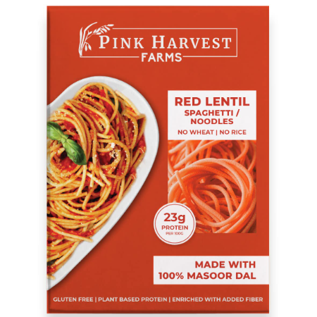 Pink Harvest - Red Lentil Spaghetti Noodles