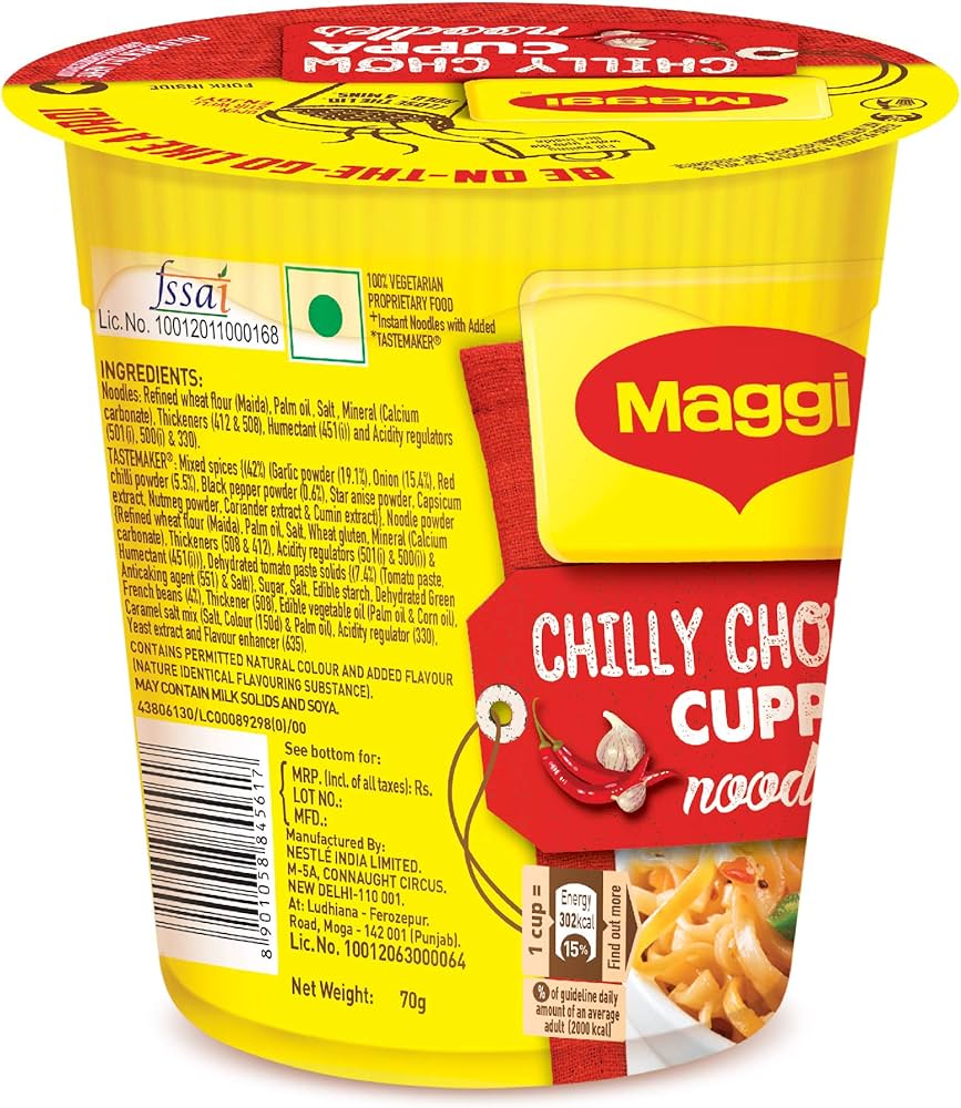 Maggi - Chilli Chow Cuppa Noodles 