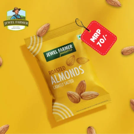 Jewel Farmer- Roasted Almonds Lightly  Salted