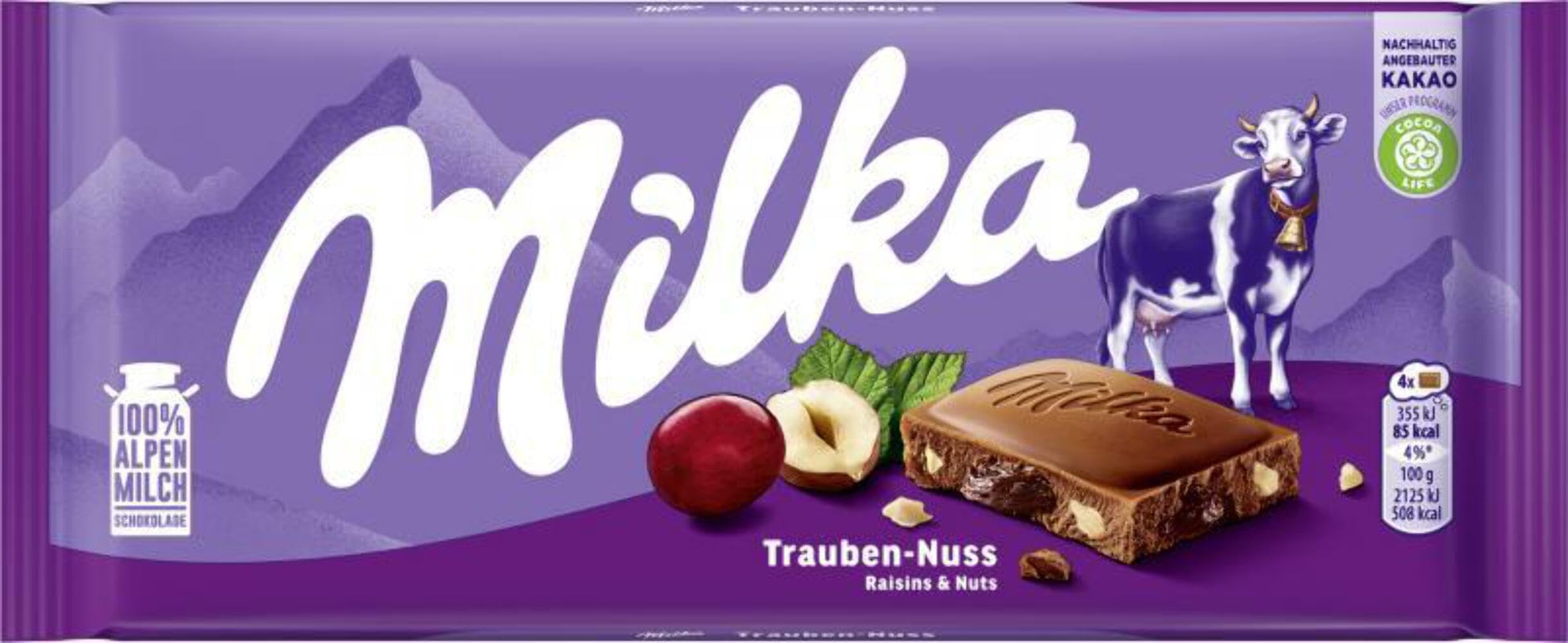 Milka - Raisins & Nuts 