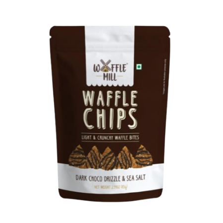 Waffle Mill Chips Dark Choco Drizzle And Sea Salt