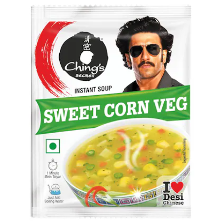 Ching's Sweet Corn Veg Instant Soup - pack of 2