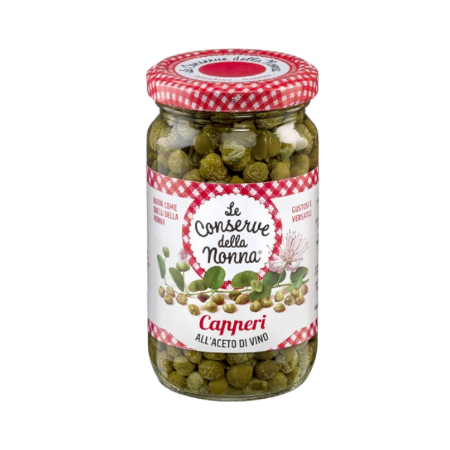 Le Conserve della Nonna Capers in Vinegar 190g