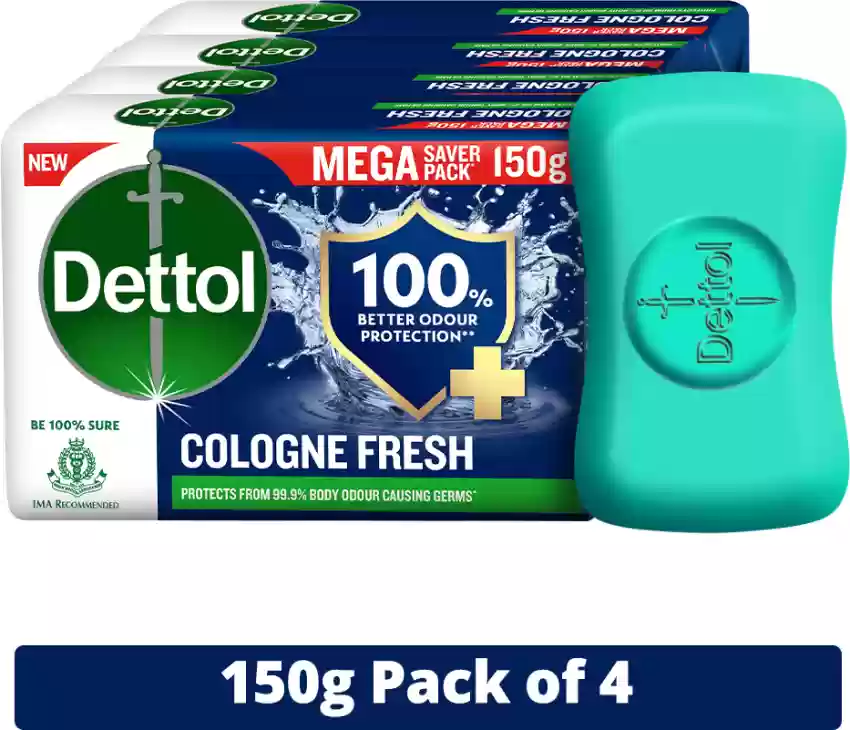 Dettol Cologne Fresh Bathing Soap Bar 