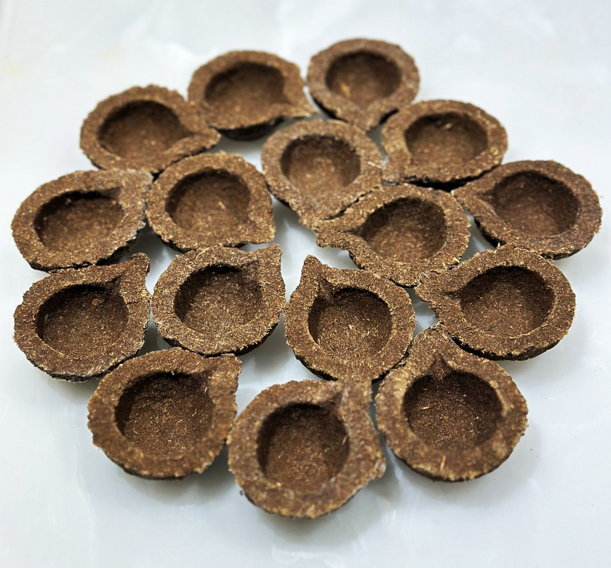 Desi Cow Gomaya Diyas - 20pcs