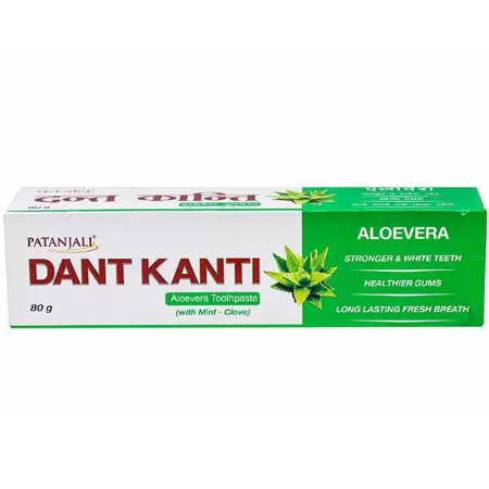 Patanjali Dant Kanti Aloevera With Mint Clove Toothpaste 