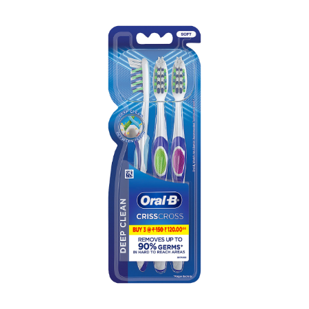 Oral-B Criss Cross- 3 Pcs