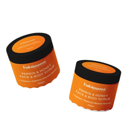 Forestmama Papaya & Honey Face & Body Scrub 