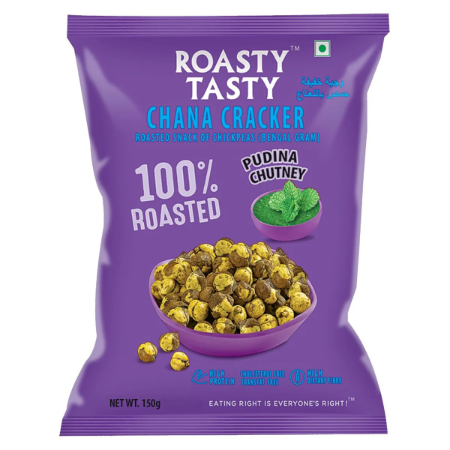 Roasty Tasty Chana Cracker-Pudina Chutney