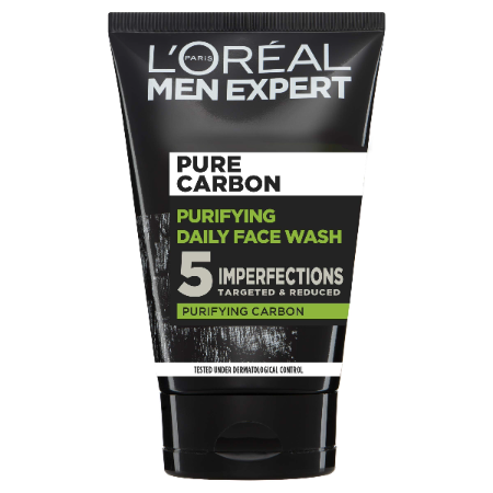 L'Oreal Men Pure Charcoal Purifying Face Wash 100ml