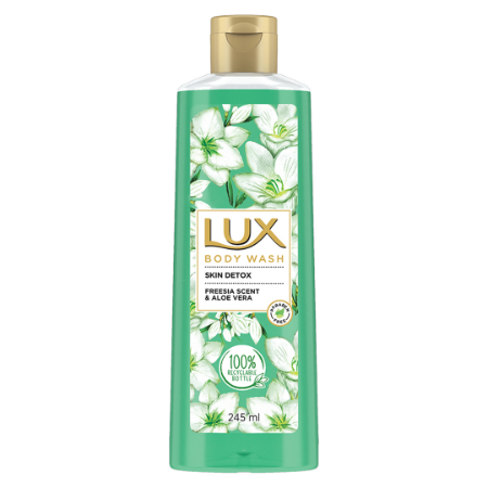 LUX Skin Detox Body Wash With Freesia Scent & Aloe