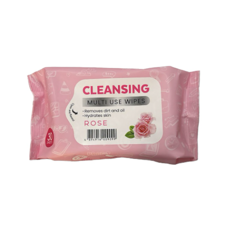 Ms Cleansing Multi Use Wipes(Rose) 