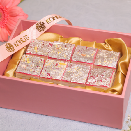Strawberry Burfi 