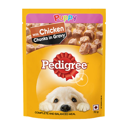 Pedigree Chicken Chunks in Gravy ( puppy)