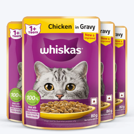 Whiskas Chiken in Gravey (2-12 Months)