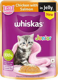 Whiskas  Chicken  With salmon In Jelly (2-12 Months