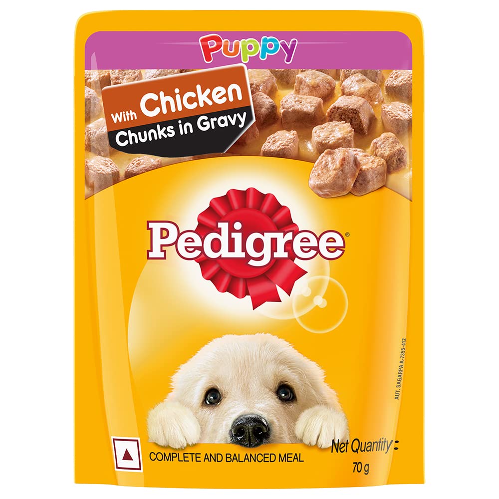  Pedigree Chicken  Chunks in Gravy (puppy)