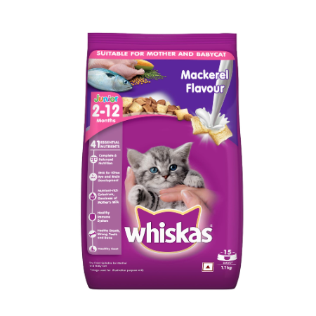 Whiskas Macerel Flavour (2-12 months )