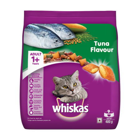 Whiskas Tuna flavour  Flavour (Adult 1yr +)