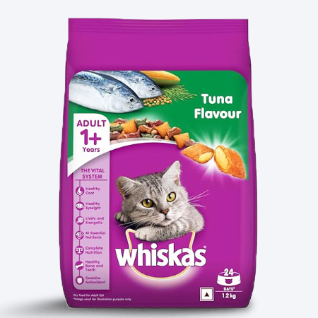 Whiskas Tuna Flavour ( ADULT) 1Plus Years 