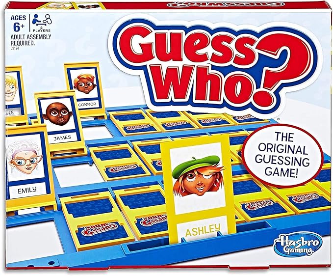 Guess Who? Original Guessing Game for Kids Ages 6 and Up for 2 Players
