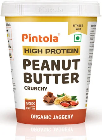 Pintola High Protein  Peanut Butter Crunchy Organic Jaggery